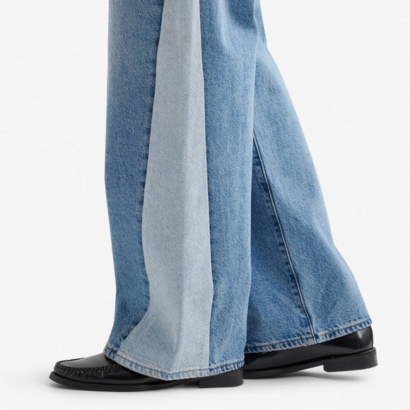 NWT Levis Baggy Dad Pieced Women's Jeans Mixed Bag - Medium Wash 28 x 32 - Picture 3 of 3